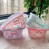 Cesta de Baño Creativa de Dibujos Animados Hello Kitty Portátil para Baño Linda Cesta de Baño para Artículos de Tocador Cesta de Almacenamiento para Corazón de Niña