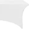 Especializado para Comércio Exterior, Capas de Mesa Elásticas Transfronteiriças para Banquetes de Casamento, Restaurantes de Luxo, Banquetes de Hotel, Decorações de Casamento, Poliéster, Cor Sólida, Formato Quadrado