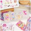 Auténticos Maravillosos y Lindos Brillantes Estrella Fugaz Burbuja 3D Pegatinas Lindas Dibujos Animados Niños Juguete DIY Pegatinas