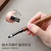 Pincel para fototerapia de unha em bastão de sândalo estilo japonês, cabeça quadrada grande, cabeça redonda grande, cabeça plana grande, especial para preencher cola, caneta de desenho para fototerapia, conjunto