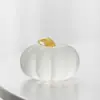 Tapa y Base de Cristal Transparente Esmerilado con Forma de Calabaza para Taza de Té para Juego de Té Kung Fu, Accesorio para el Hogar