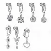 Fábrica de Joyería Yiwu Hecho a Medida Más Vendido Anillos para Ombligo, Collares, Pulseras, Anillos, Piercings de Nariz, Joyería para Ombligo con Forma de Corazón y Mariposa