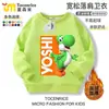 Sudaderas de colección de personajes de Mario para niños y niñas, ropa de cuello redondo de anime Super Mario Luigi, ropa de otoño e invierno para niños