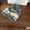 Chapéu jacquard de cogumelo fofo, chapéu slouchy de outono e inverno com lã, chapéu de tricô Fair Isle, chapéu quente de lã