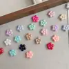 Cuentas de Flor UV de Color Sólido de Alta Calidad Acrílico DIY Cadena para Teléfono Colgante Encanto para Bolso Accesorios Materiales Venta al Por Mayor