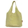 Bolsa de Lona de un Solo Hombro al por Mayor, Estilo Coreano, Bolso de Mano Simple con Logo Personalizado, Bolso Tote de Moda, Gran Capacidad, Ligero, Impermeable