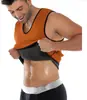 Amazon Corset de Neoprene Decote U Sports Blast Suor Modelador Corporal Masculino Top Colete Meias