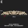 Dongyang Tallado en Madera Estilo Europeo Calcomanía Accesorios para Muebles Flores para Puertas de Madera Tallado Fino Calcomanías para Puertas de Gabinete Flores para Cabeceras Calcomanías de Madera Maciza Decoración