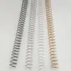 Anel de espiral de metal para encadernação em espiral de ferro para atacado 6,4-38mm anel de espiral metálico de bobina única para fichário