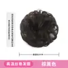 Peruca de Coque Baixo para Mulheres, Faixa de Cabelo de Cabelo Natural, Coque de Cabelo Estilo Antigo Hanfu, Ferramenta de Penteado Preguiçoso, Cacheado e Volumoso