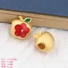 Estilo Chino Creativo Aleación Electrochapado Oro Arena Serie Dibujos Animados Accesorios Buena Suerte Suerte Gato de la Suerte Accesorios para Joyería DIY