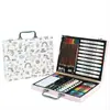 Fornecedor de Canetas Aquarela para Crianças, Conjunto de Pintura em Caixa de Alumínio com 145 Peças, Conjunto de Canetas Aquarela de Camada Dupla, Conjunto de Pintura com 145 Peças