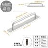 Manija de puerta de aleación de aluminio manija manija de puerta corredera manija de puerta de gabinete manija de puerta corredera ventana puerta de madera abierta manija de puerta de vidrio