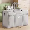 Bolsas de almacenamiento de tela no tejida engrosada para uso doméstico, adecuadas para guardar ropa y ropa de cama, a prueba de polvo y humedad, plegables, ideales para mudanzas, uso en dormitorios y para empacar y almacenar artículos.