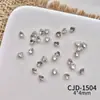 Pedras de Strass Zircônia Ultra Brilhantes Banhadas 5A para Nail Art, Pedras de Strass Quadradas e em Formato de Coração Multifacetadas de Alta Qualidade, Luxo Leve, para Nail Art Francesa