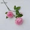 Simulación de 3 hileras de flores de peonía extranjeras para bodas, decoración floral, diseño de centro comercial, hotel, flores falsas, comercio exterior al por mayor