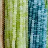 Cuentas de Ábaco Teñidas al Agua de 8x5 mm, Cuentas de Vidrio que No se Desvanecen, Cuentas Sueltas de Vidrio, Materiales para Joyería de Pulseras, Venta al por Mayor para Manualidades con Cuentas