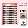 Cílios postiços transfronteiriços 50D Europeus e Americanos Comércio exterior da Amazon Fábrica de Pingdu cílios densos com um look natural, cílios segmentados