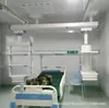 Torre Quirúrgica Mecánica de Doble Brazo Montada en Techo Diseño de Instalación de Torre Médica Torre Eléctrica de un Solo Brazo para UCI