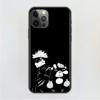 Adequado para iPhone16 15promax Desenho Animado Anime Tendências Homem Feitiço Guerra de Volta Celular Capa Cinco Iluminações Anime Vara