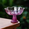 Fabricante Lotus Copo de Chá de Pé Alto para Mulheres, Uso Pessoal, Copo Único, Conjunto de Chá Kung Fu, Copo para Degustação de Chá, Pires de Chá