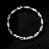 Nova pulseira de zircônia pulseira banhada a platina incrustada com zircônia AAA pulseira simples que combina com tudo fábrica de origem pulseira direta