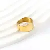 Anillo Geométrico Irregular Minimalista de Moda Transfronteriza de Alta Venta, Chapado en Oro de 18K, Anillo de Dedo Índice de Estilo Fresco, Anillo Único Europeo y Americano