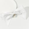 Estilo coreano Pearl Bow Hairpin Franja Lateral Feminina Clipe Top Clip Moda All-match High-end Internet Acessórios para Cabelo Vermelho