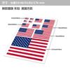Pegatina para espejo retrovisor de coche con bandera estadounidense R724, pegatina reflectante decorativa para coche con águila americana