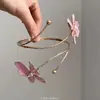 Pulseira de Pedras Coloridas Dopamina para Mulheres Design Único de Nicho Joia de Mão Estilo Boêmio de Férias