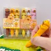 Set Creativo de Gomas de Borrar Kapidong Paquete de 3 Goma de Borrar para Dibujo Estudiantil Limpia y Menos Migas Goma de Borrar Tipo Bolígrafo Duradera