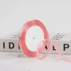 Cinta de satén de 6 mm de ancho para trenzado de cabello, accesorios para el cabello, materiales de decoración DIY, cinta para el Día de San Valentín, empaque de cajas de regalo y cuerda para atar