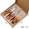 PH227 Kit de Tesouras de Poda para Jardinagem Tesouras Multifuncionais para Corte e Colheita de Frutas em Árvores de Jardim
