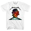 Metallica Punk Rock Algodón Pesado para Hombre Camiseta Clásica de Manga Corta con Personaje de Álbum