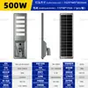 Luz Solar Exterior Integrada Sensor Inteligente IP65 Impermeable Luz de Patio de Aluminio Fundido Luz de Calle Solar