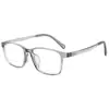 Montura de Gafas Cuadrada para Jóvenes y Niños Montura 75010 Ultra-Ligera Tr90 Montura de Gafas para Prevención de Miopía de Estudiantes Hombres y Mujeres con Lentes Graduados