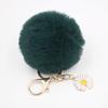 Venta Caliente Llavero Colgante Bola de Pelo de Margarita Moda para Mujer Bolso Felpa Monedero Coche Colgante Girasol