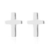 Pendientes de Acero Inoxidable con Cruz de Moda para Mujer, Clavos Mini para Hélice Ósea Simples y Personalizados, Accesorios Transfronterizos Europeos y Americanos