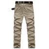 2019 primavera y verano nuevo peto militar multibolsillos para hombre pantalón casual recto lavado elástico para hombre 9167
