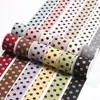 Cinta de sarga de puntos de onda pequeña, material para pinza de accesorios para el cabello DIY, lazo, flores para hornear, embalaje, cinta floral decorativa
