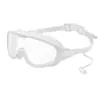 Gafas de natación para adultos con marco grande electrochapado transfronterizo personalizadas para hombres y mujeres, impermeables antivaho de alta definición con tapones para los oídos integrados