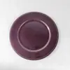 Platos de Carga de Plástico para Comercio Exterior, Banquetes de Boda Europeos y Americanos, Fiestas Navideñas Desechables, Platos con Perlas Pintados en Spray