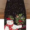 Temu Jit Popular Transfronterizo Navidad Lino Estampado Camino de Mesa Mantel Restaurante Occidental Mesa de Comedor Navidad