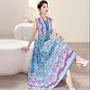 Vestido Elegante de Corte Justo para Mulheres, Novo Estilo Verão 2026, Tamanho Petite, Algodão Artificial, Emagrecedor, Elegante Vestido de Meio Comprimento de Seda de Algodão