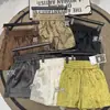 Novos Shorts Estilo Chinês Estilo Nacional Soltos Novos de Verão Jacquard Calças Casuais Cintura Alta Emagrecedoras para Ir ao Trabalho Calças de Perna Larga