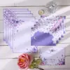 Conjunto de papel de carta simples e romântico, bênção criativa e presente comemorativo, carta com mensagem manuscrita, cartão de felicitações de papelaria de alta estética