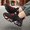 Sapatos Infantis 2026 Todas as Estações Novos Tênis Esportivos Infantis Para Crianças Médias e Grandes Sapatos Infantis Flyknit Superfície de Malha Sapatos Casuais Infantis Atacado
