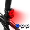 Nova alça de bicicleta criativa USB recarregável luz de cauda mountain bike ao ar livre noite andar tail luz acessórios de equipamento de equitação