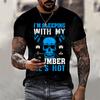 2025 Verano Transfronterizo 3D Color Puro Graffiti Estilo Resort Ropa Suelta y Cómoda Adulto Hombre y Mujer Camiseta de Manga Corta Cuello Redondo