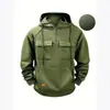 Sudadera con capucha de trabajo europea para hombre de talla europea, top casual liso para hombre, ropa deportiva para hombre